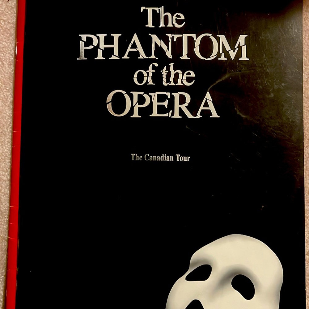 Phantom of the Opera Canadian Tour Book collectors memorabilia theatre 1991-92